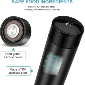 0726 Smart Vacuum Insulated Water Bottle With LED Temperature Display (1 Pc / Multicolor)
