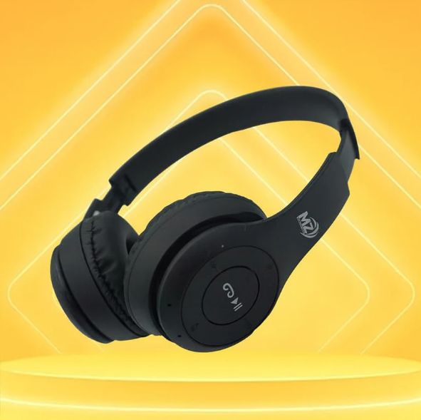 Wireless Headphone Over The Head Bluetooth Headset Foldable Headband Hands-Free With Calling Function (1 Pc)