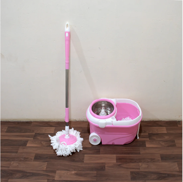 4105 Mop with Bucket For Floor Cleaning With Steel Spin